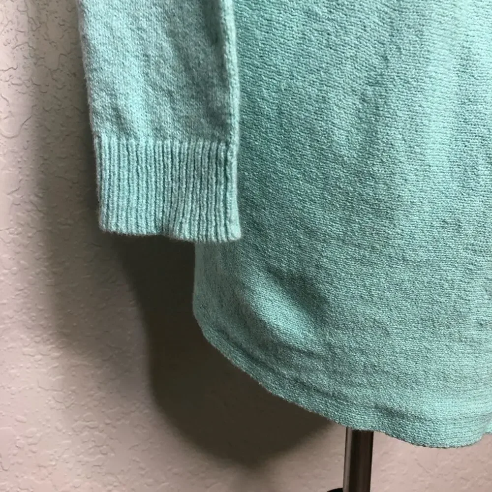 Lilly Pulitzer light blue green open front cardigan size Extra Small XS